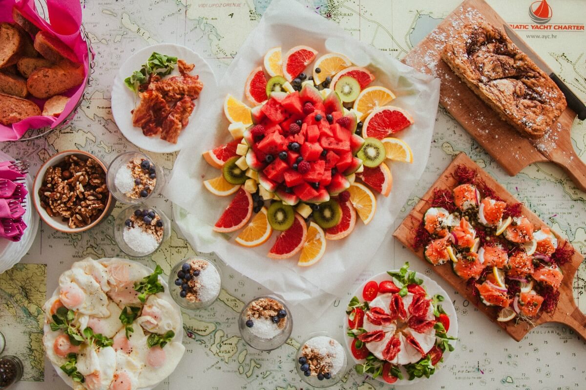 The Yacht Week hosts food map CREDIT The Yacht Week