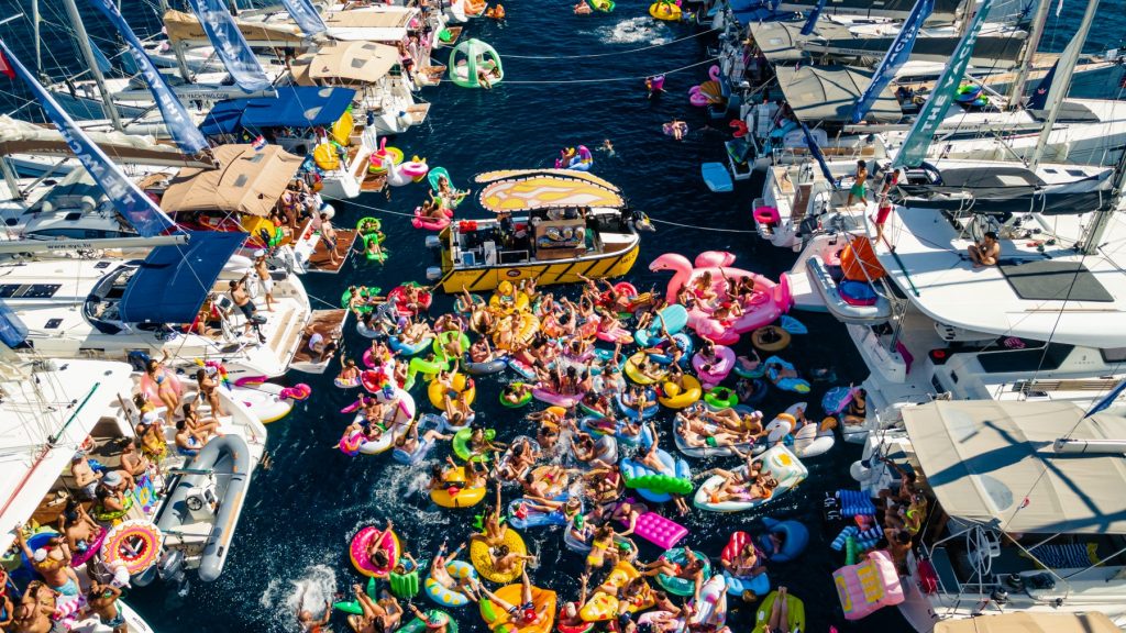 Raft Party Fun at The Yacht Week Croatia